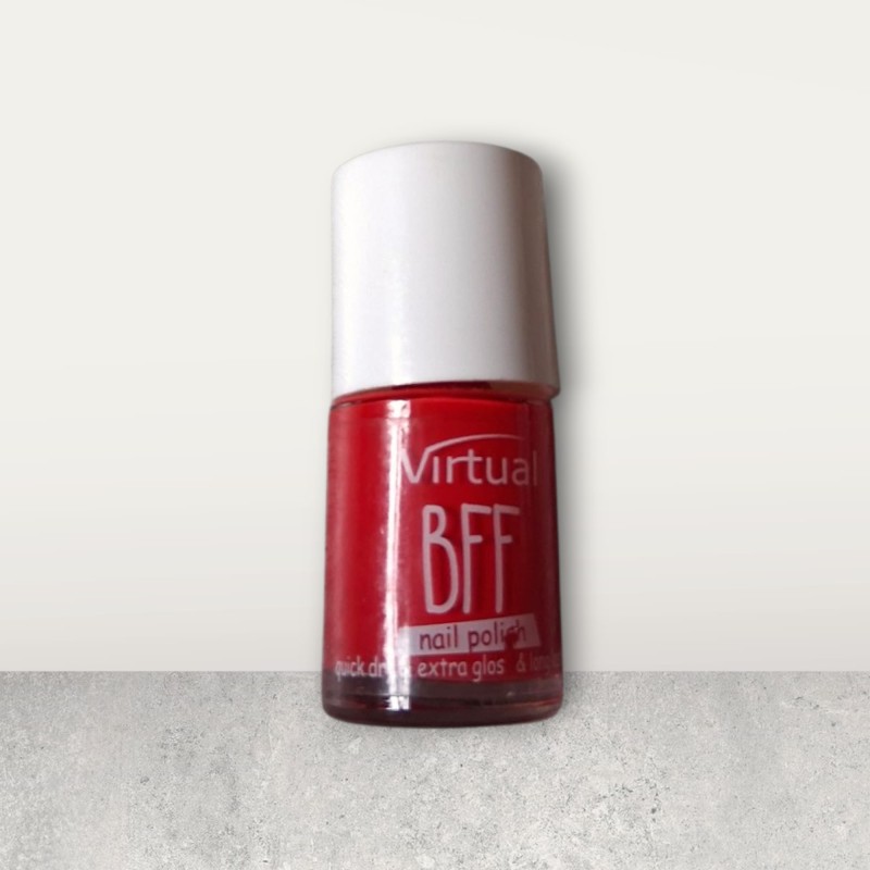 Virtual bff red 170 nail polish