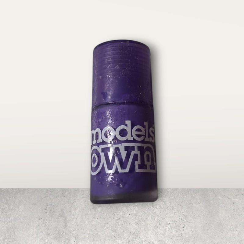Models own purple nail polish