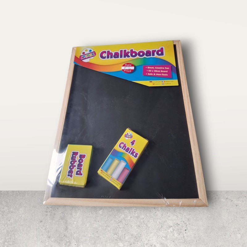 Black chalk board