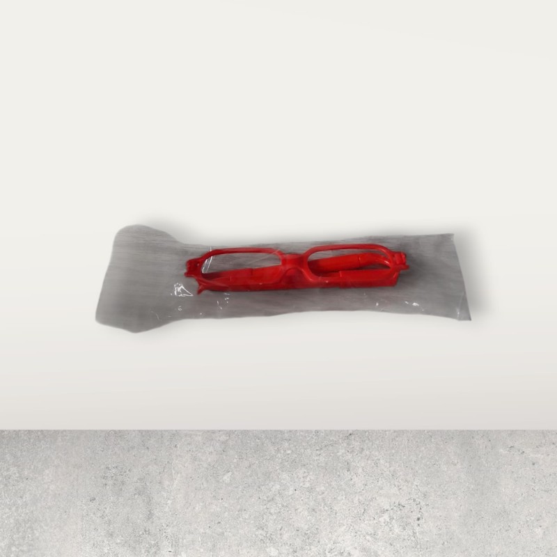 Red glasses with hidden pen
