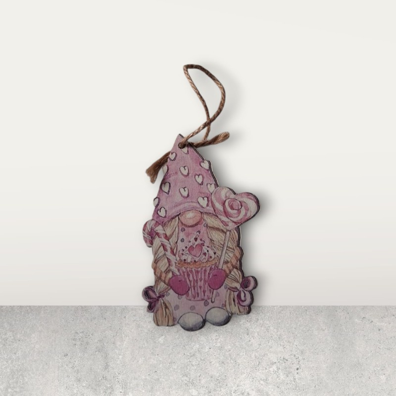 Valentines hanging gnome
