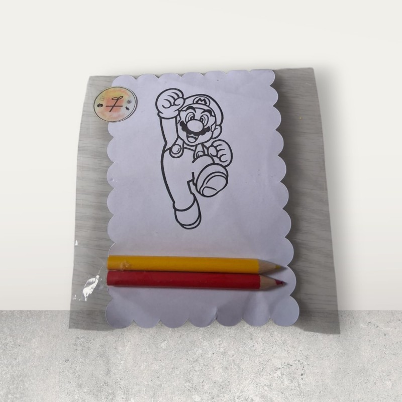 Mario colouring